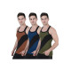 Men's Cotton Gym Vest 3 Pack Combo | Sleeveless, Regular Fit